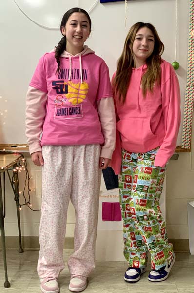 students in pajamas