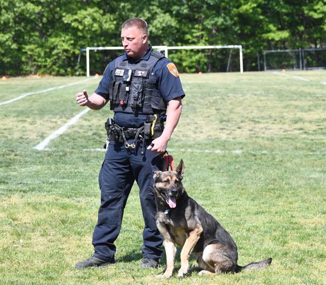 police officer and k9