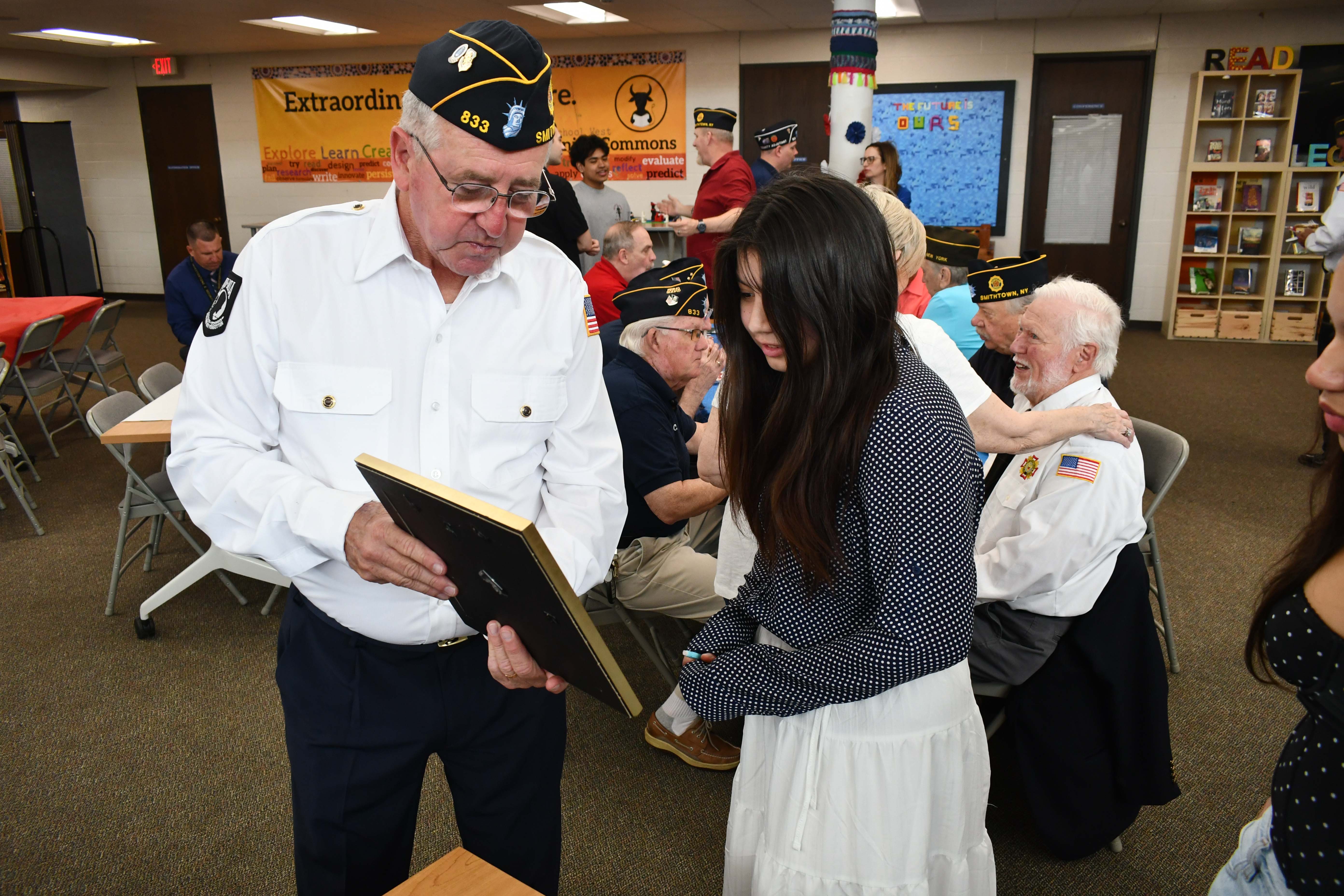 Veteran and a student