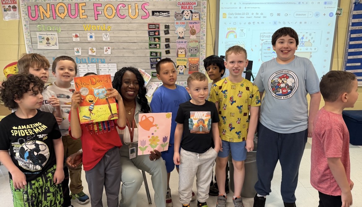 Dr. Brenda Clark speaking to students