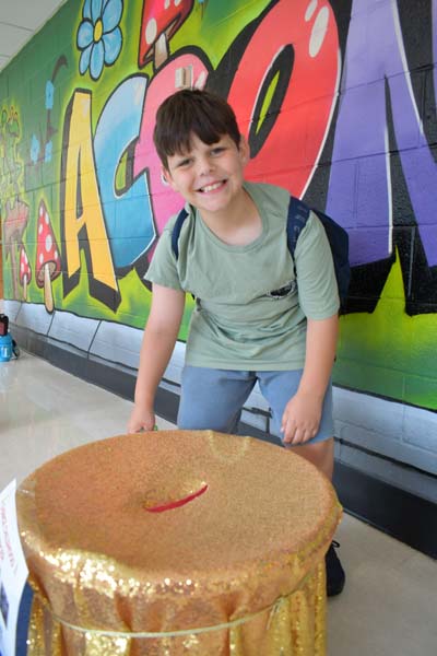 student smiling