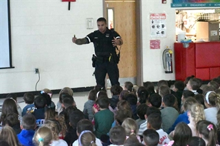 Officer Allison speaking