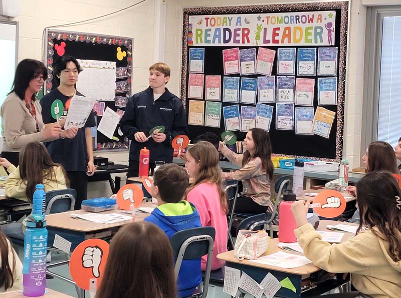 students in classroom