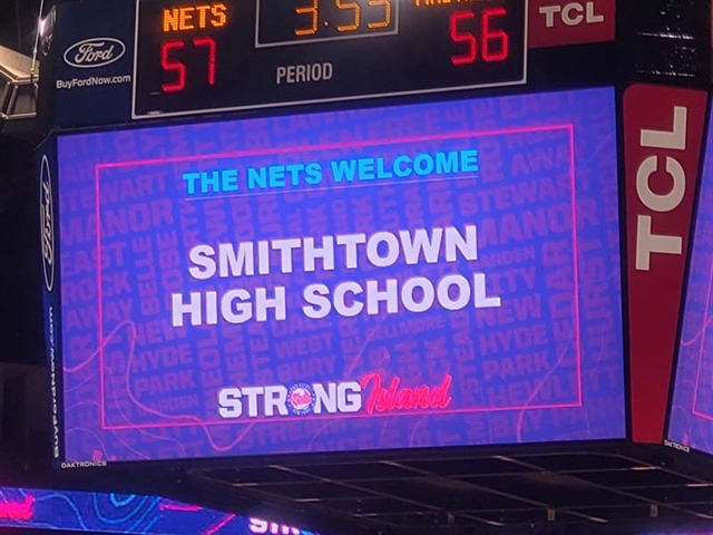 Smithtown High School sign