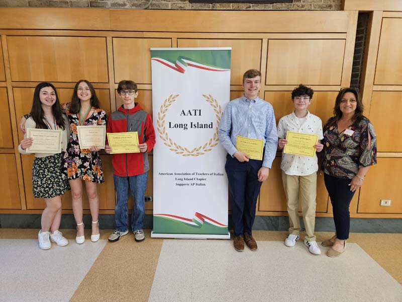 students smiling for picture