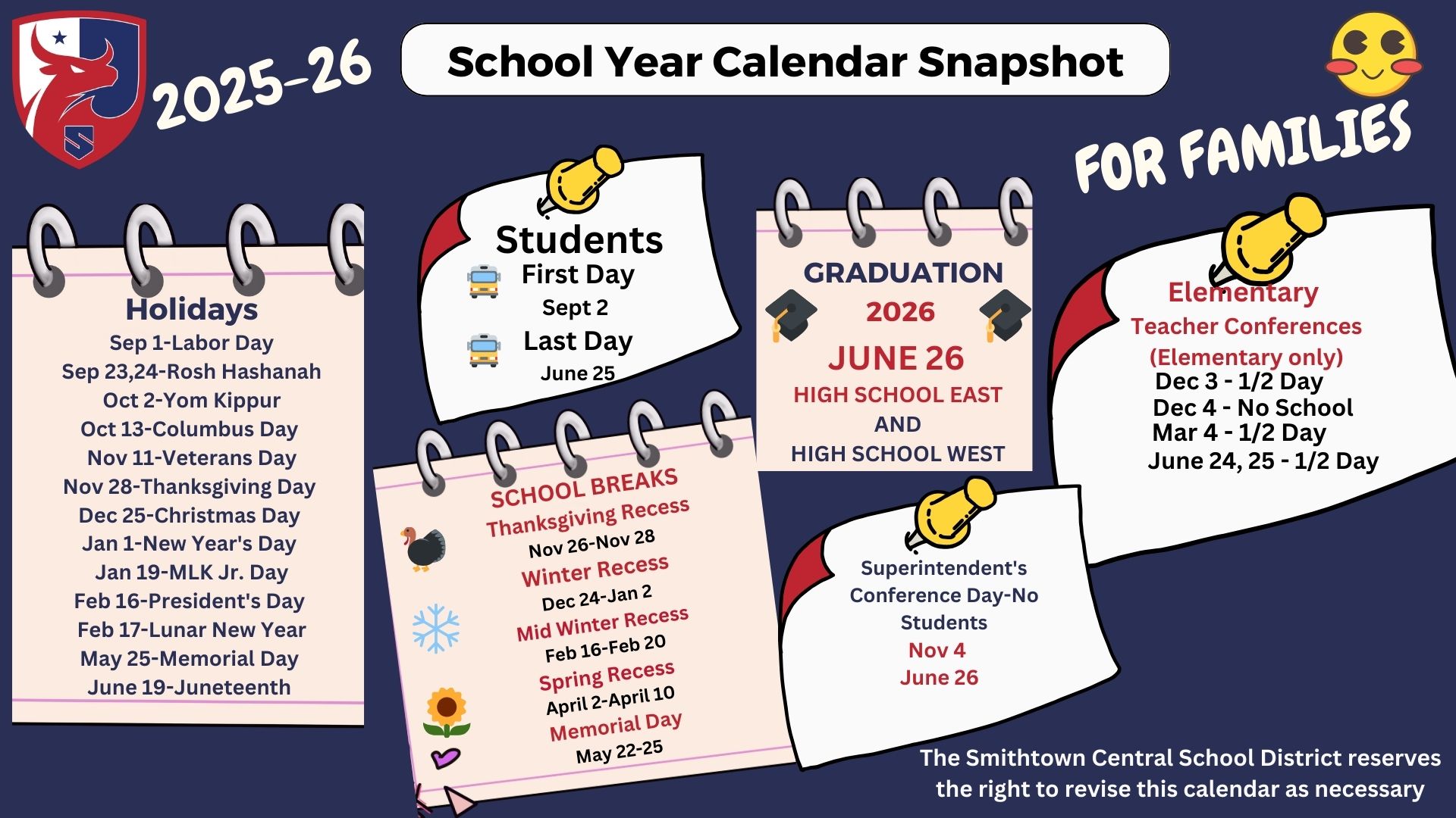 school calendar