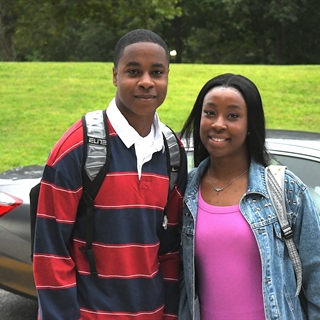 students smiling