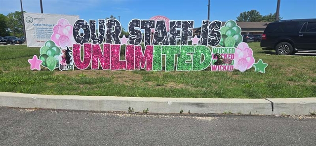 sign outside school