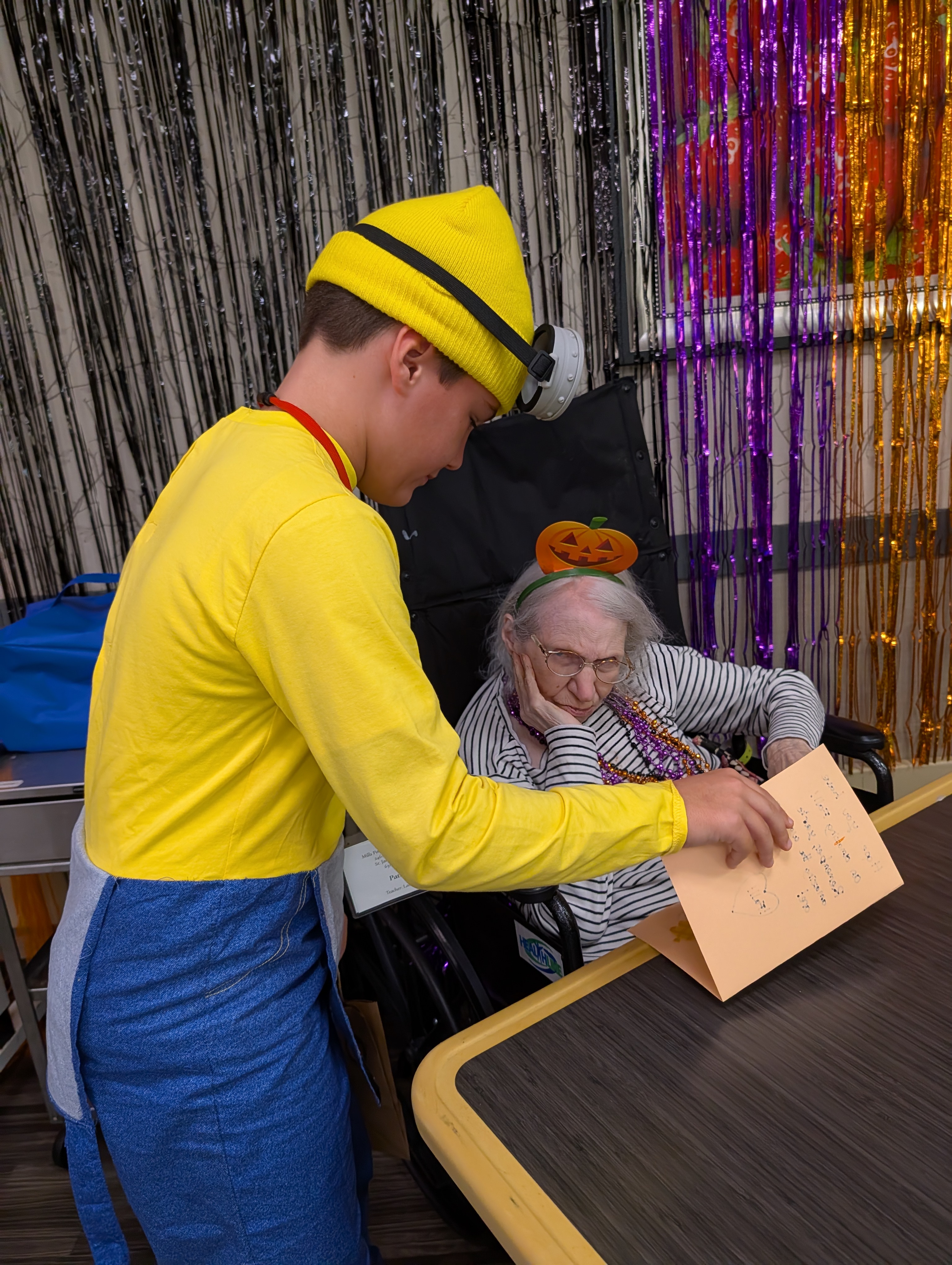 Students at St. James facility