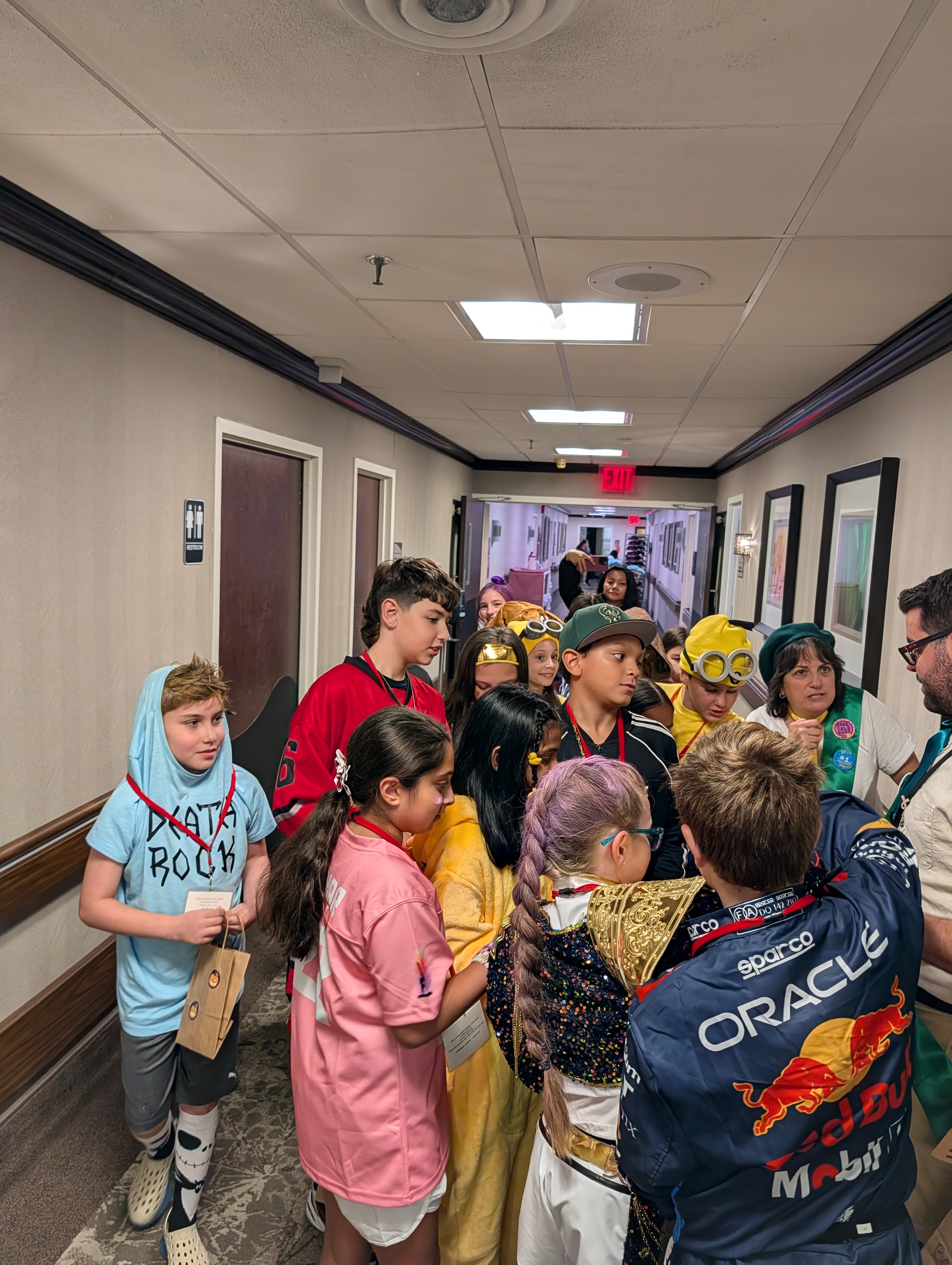 Students at St. James facility