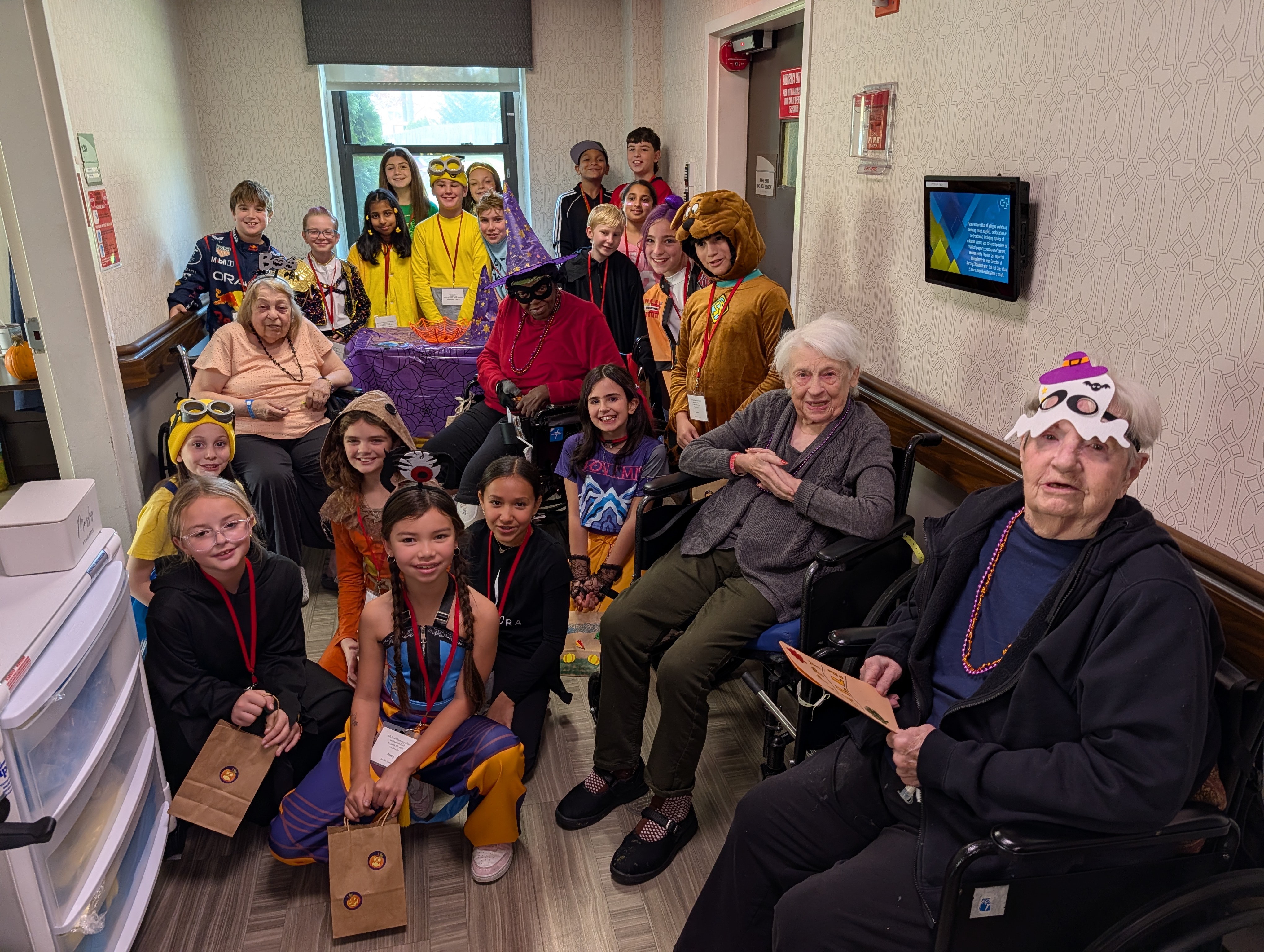 Students at St. James facility