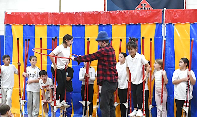 Group shot of circus