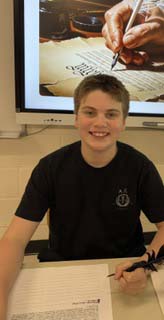 student smiling