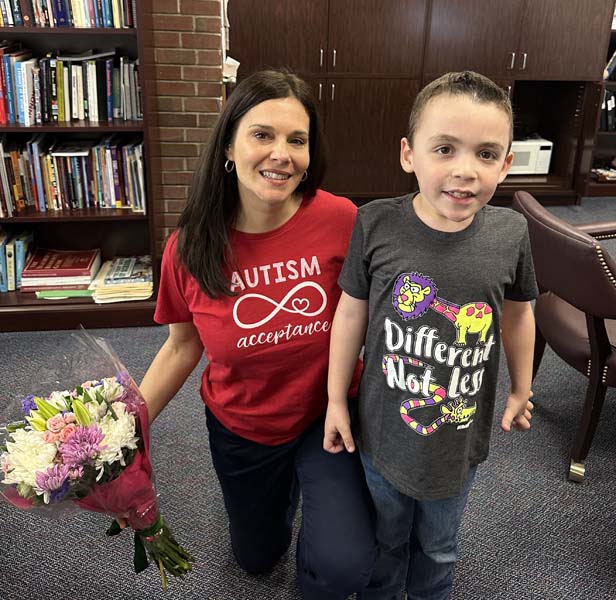 Principal Carpenter and student