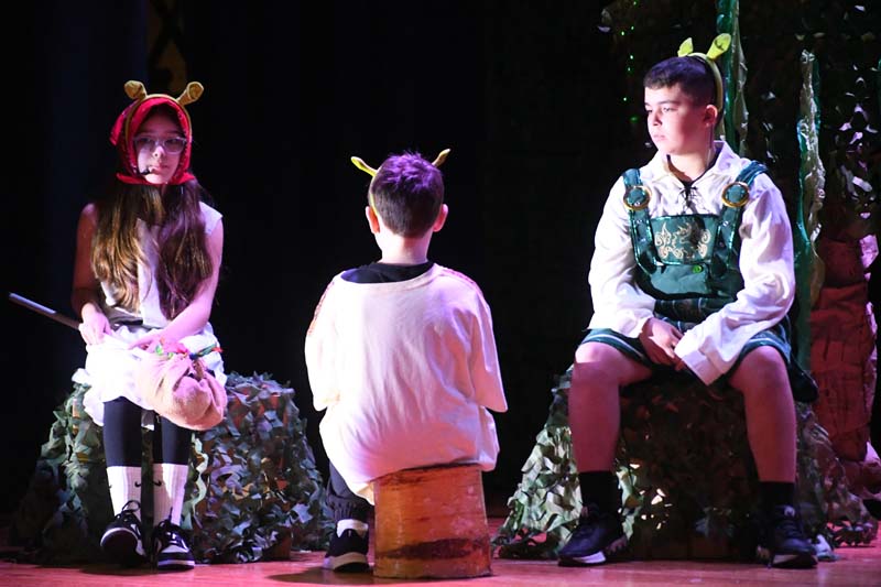 student performers on stage