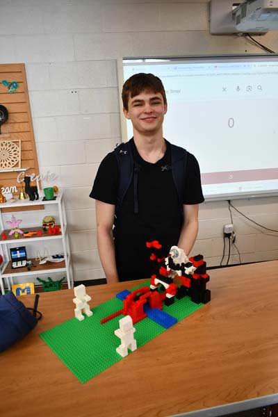 Tim posing for picture