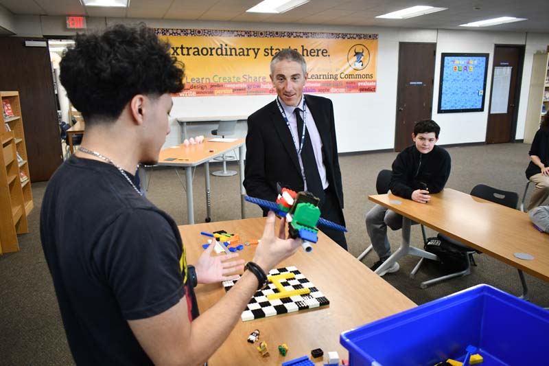 Principal Holl judging