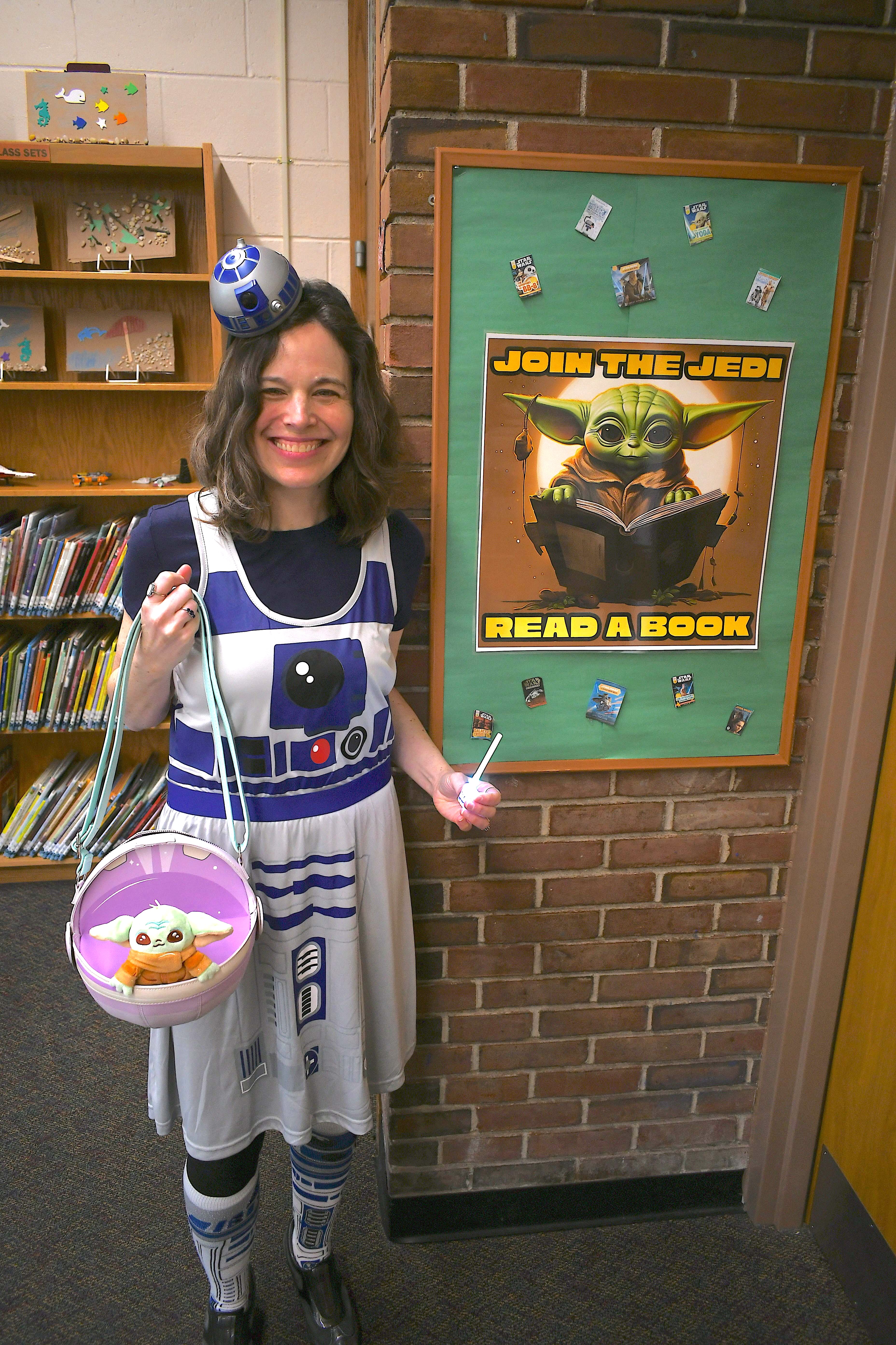 Meghan dressed up as Star Wars character