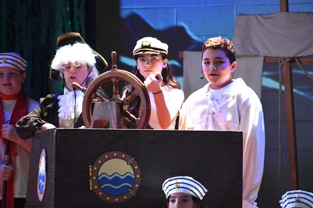 Actors on stage
