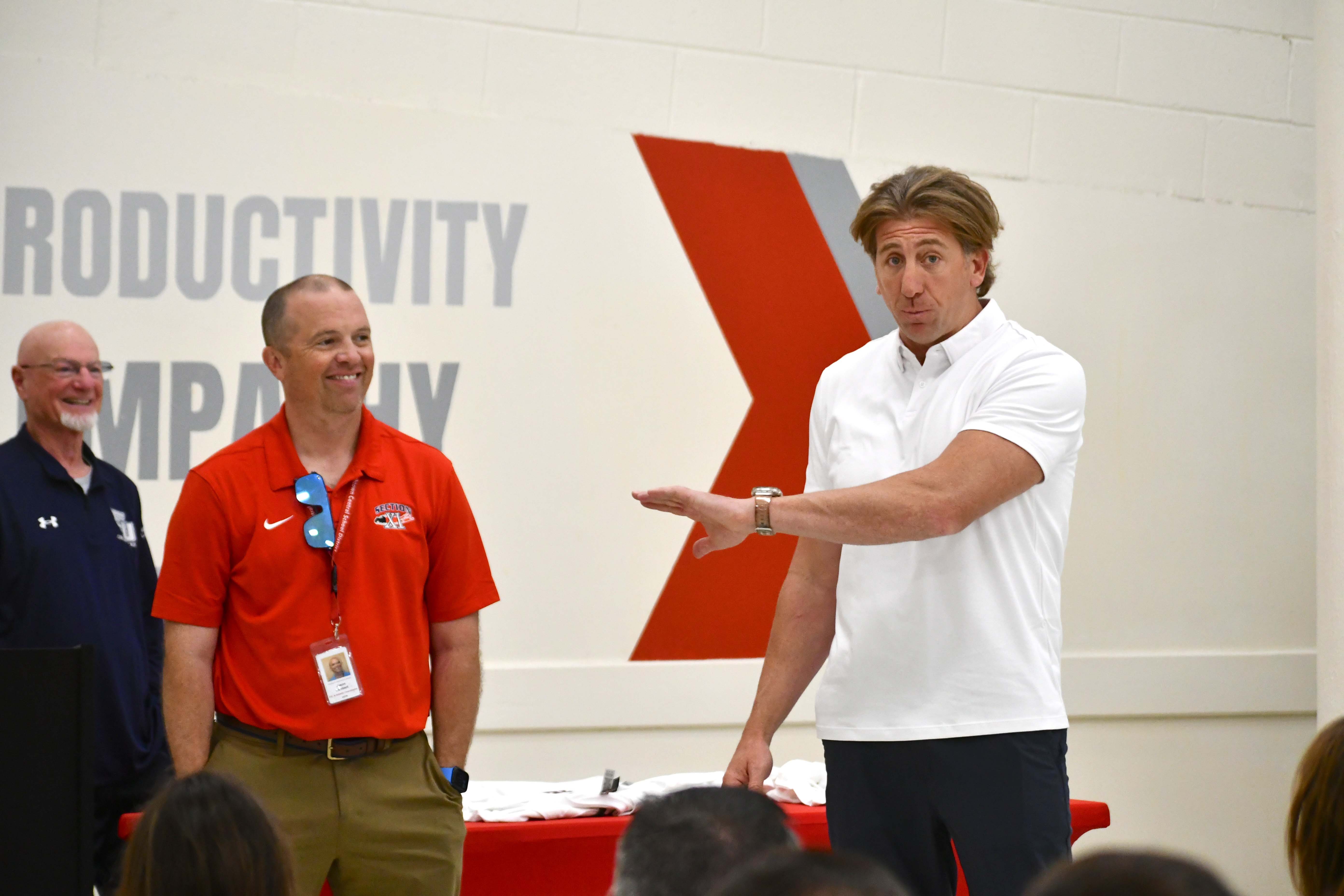 Principal McCabe and Jason Lambert
