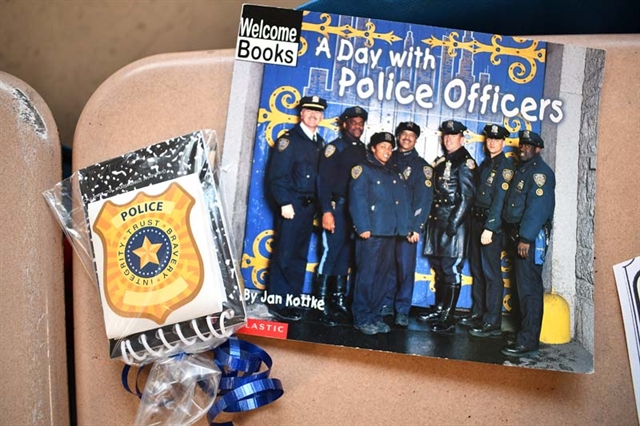 Book and goody bag