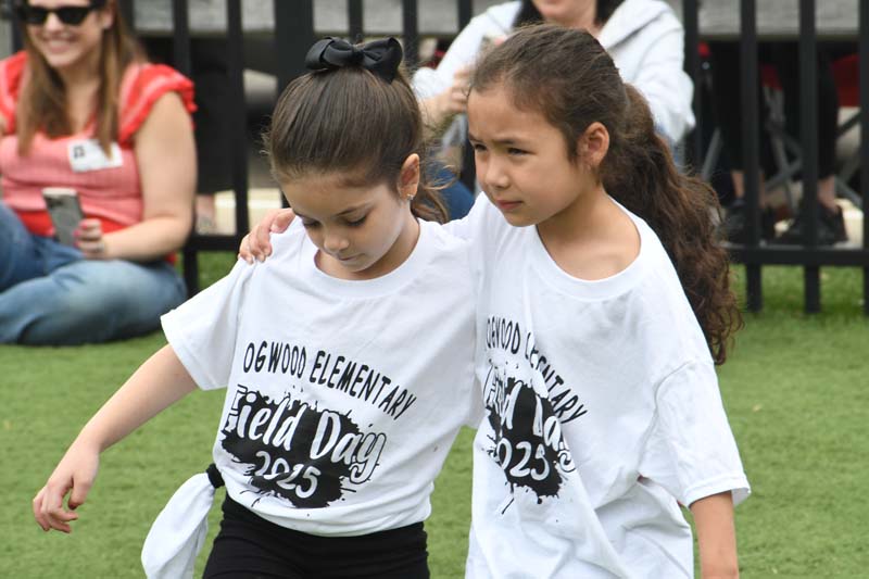 students walking