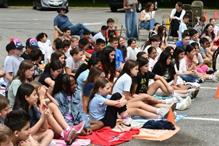 students watching