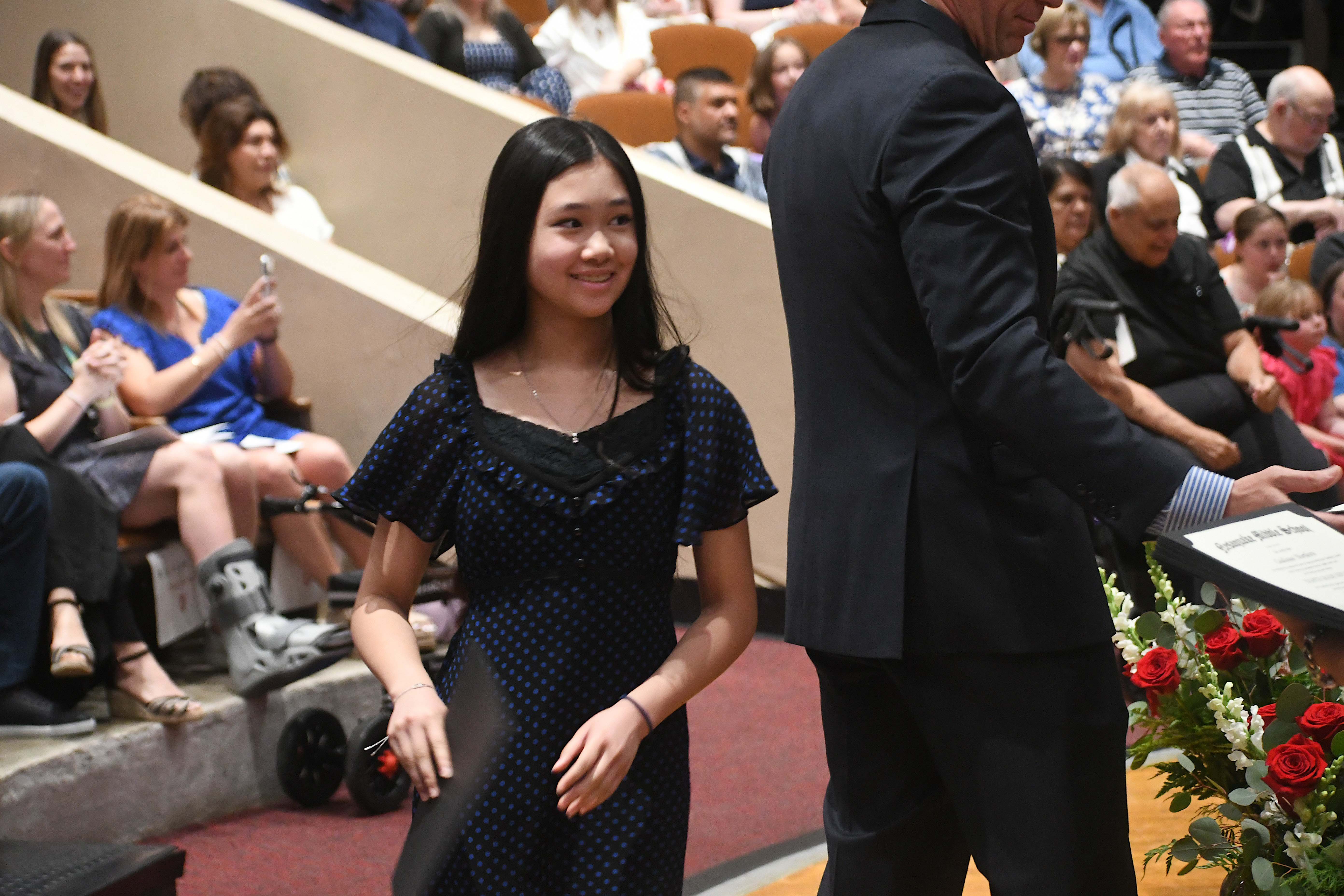 Student smiling