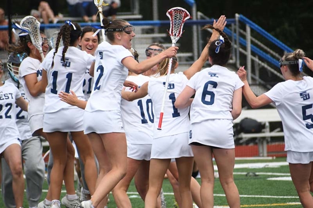 team celebrating