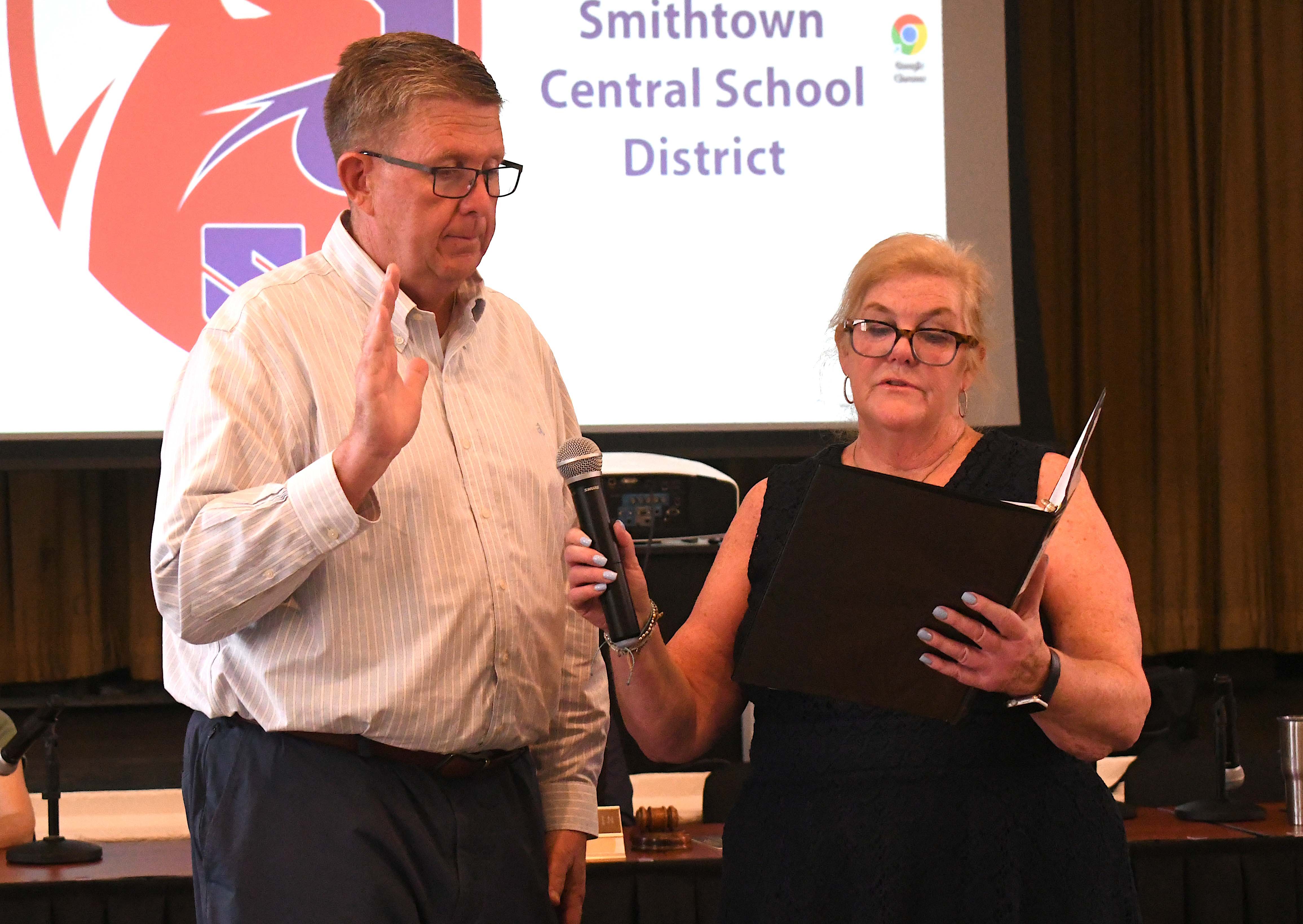 Dr. Secaur swearing in