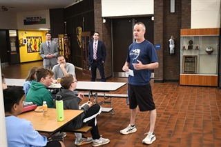 Head Coach speaking