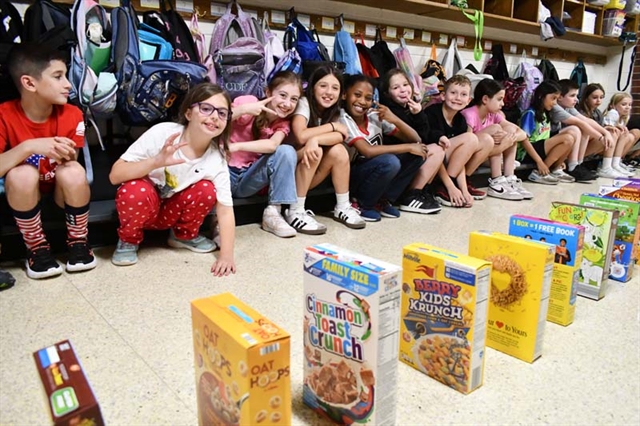 Students smiling