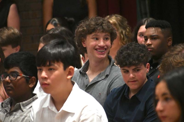 Students smiling