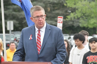 Dr. Secaur speaking
