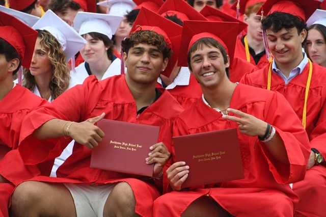Students smiling