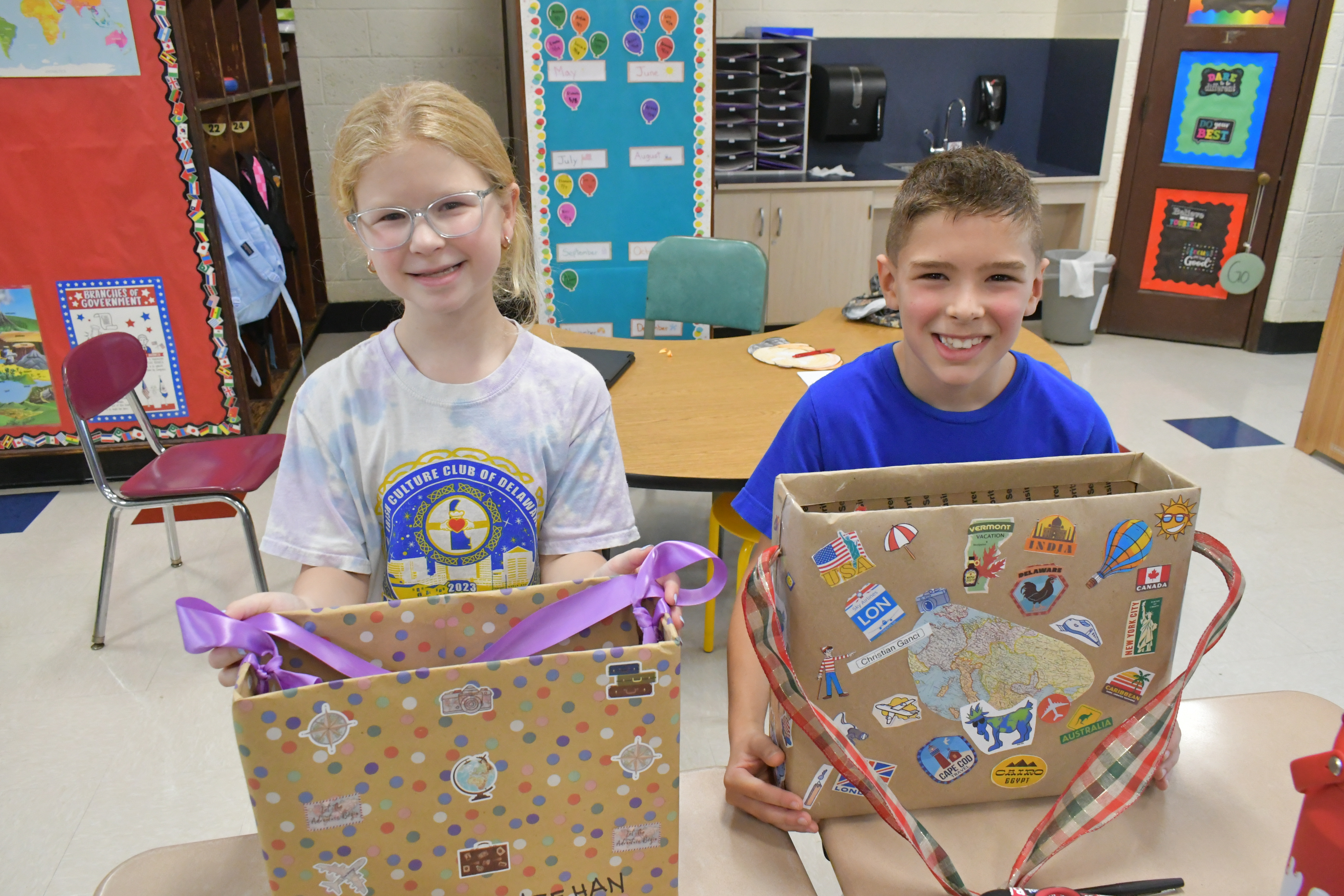 students smiling