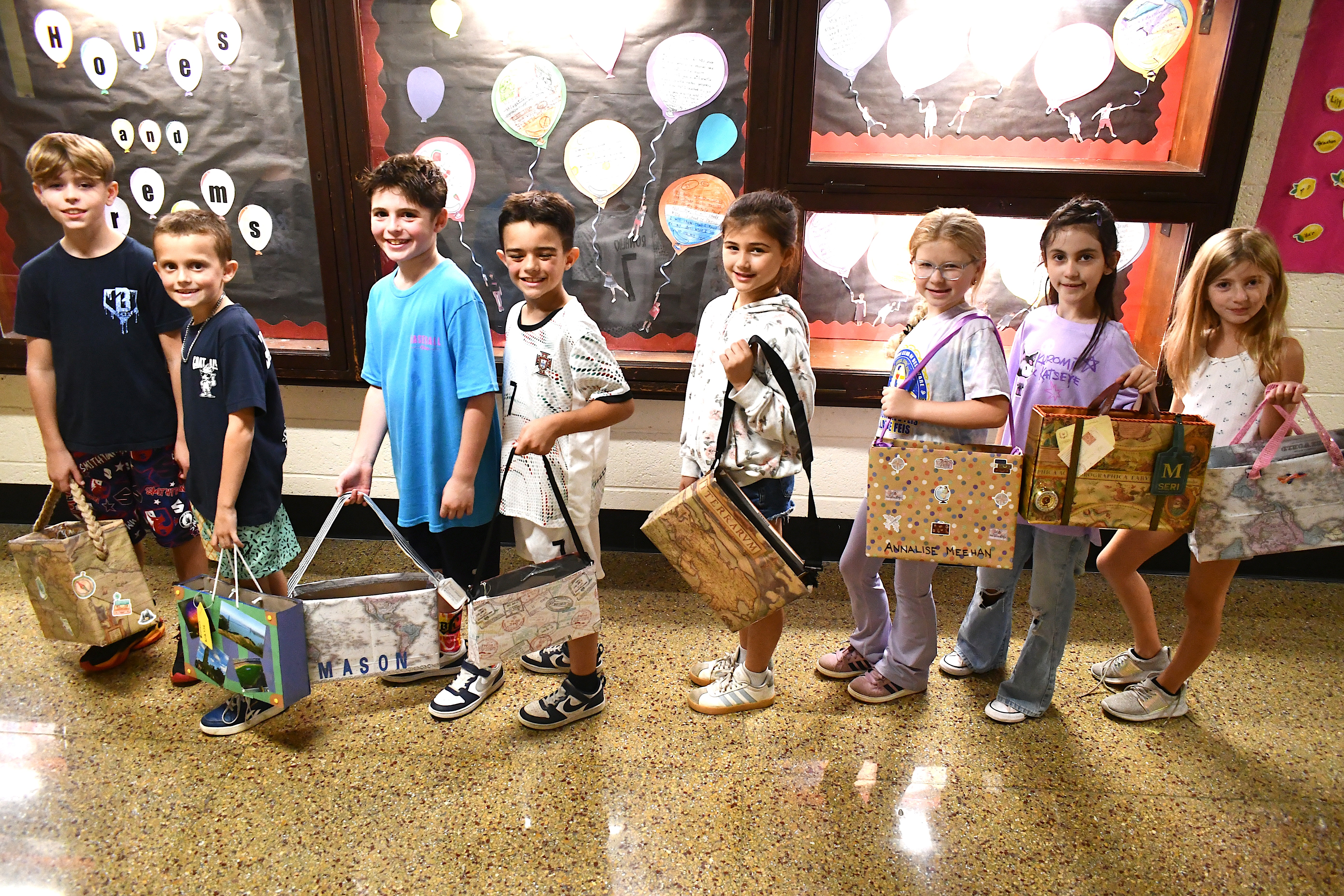 students smiling