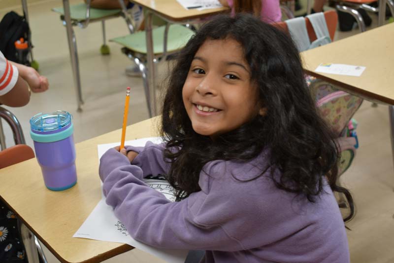 Child smiling