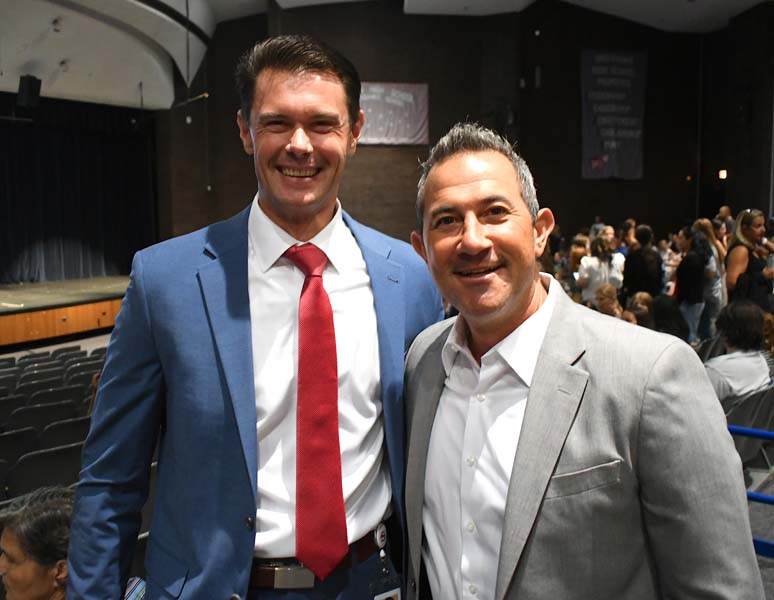 Educators smiling