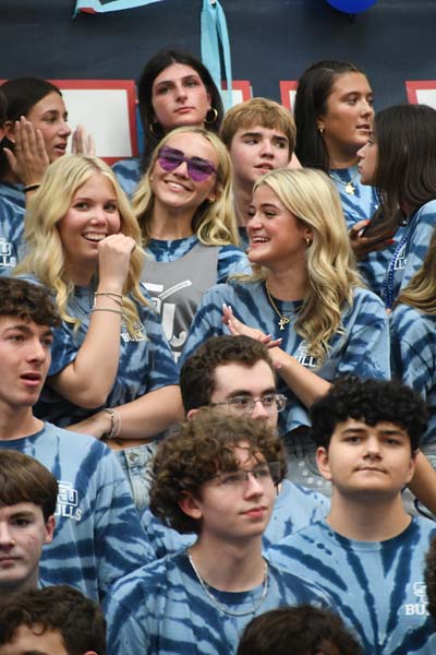 Students laughing