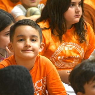 Student smiling
