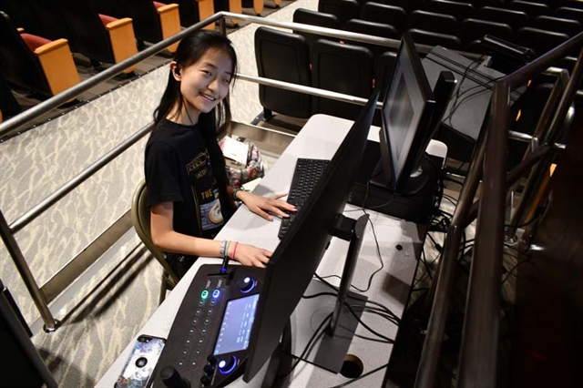 Student smiling
