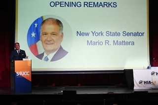 Senator Mattera speaking