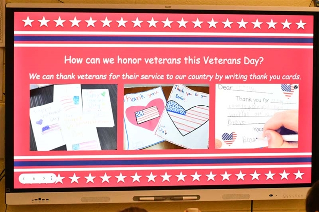 board of Veterans Day info
