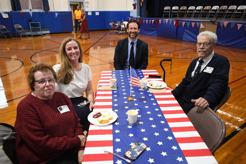 Principal Javidi and guests