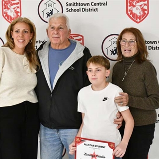 Student posing for picture