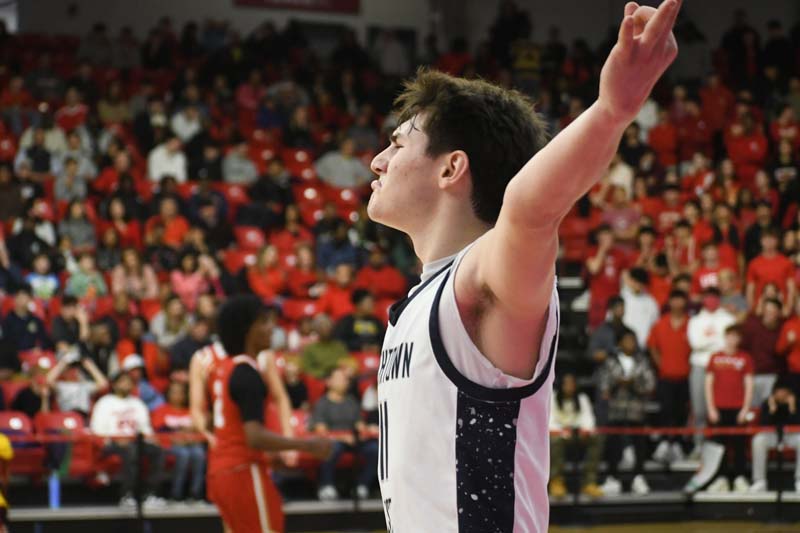 Michael Cascione celebrating