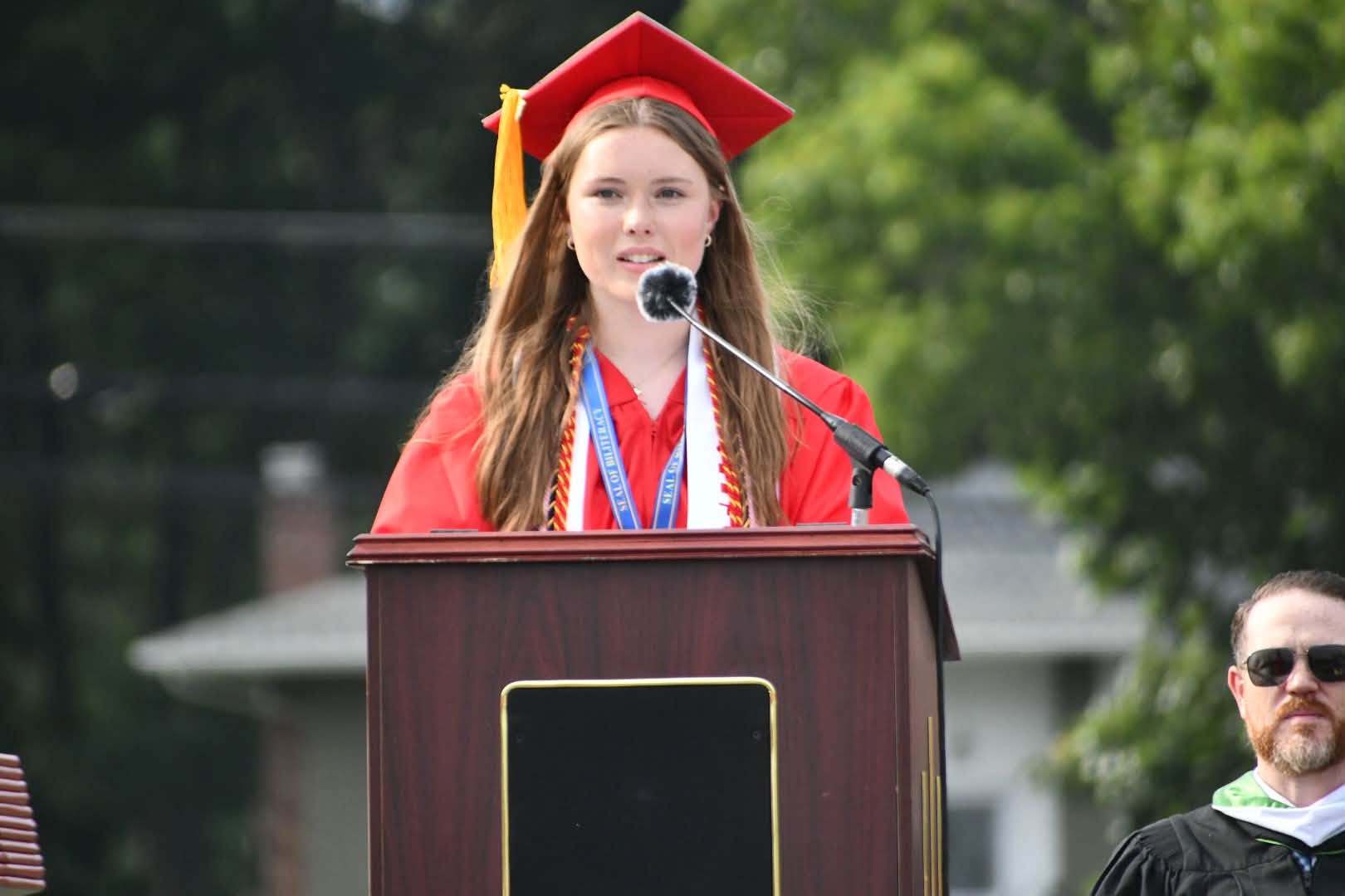 Maddie McCullough speaking
