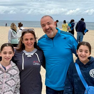 Family smiling