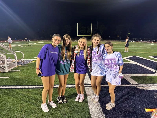 Students at Relay For Life event